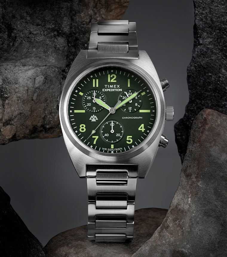 Expedition® Capstone Chronograph 41mm Stainless Steel Bracelet