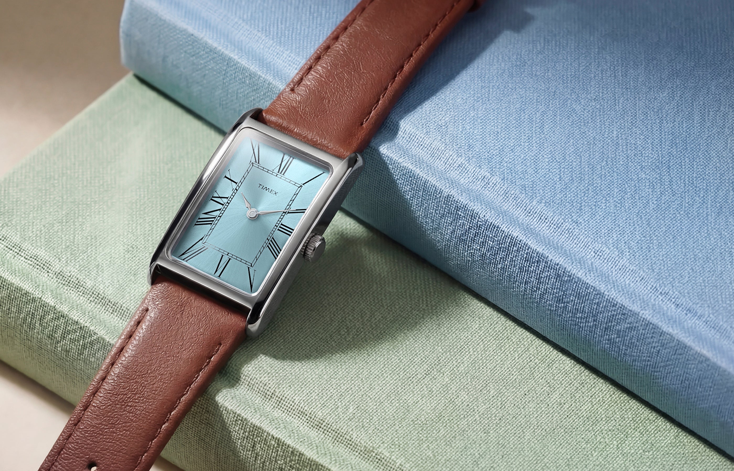 Timex® 1976 Lexington Reissue Inspired 21mm Leather Strap Watch