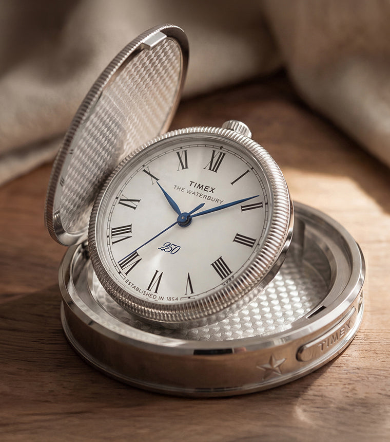 Waterbury America 250 Table Clock 49mm Stainless Steel - TW6A05900