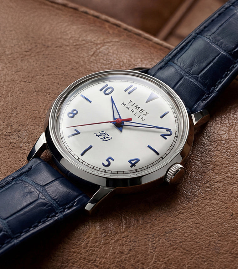 Marlin® America 250 34mm Leather Strap Watch - TW6A06200 | Timex EU