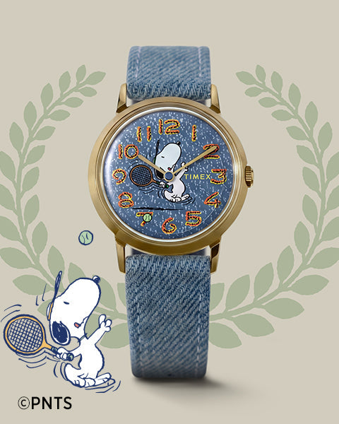 Peanuts® x Timex Marlin® 75th Anniversary Edition 38mm Leather