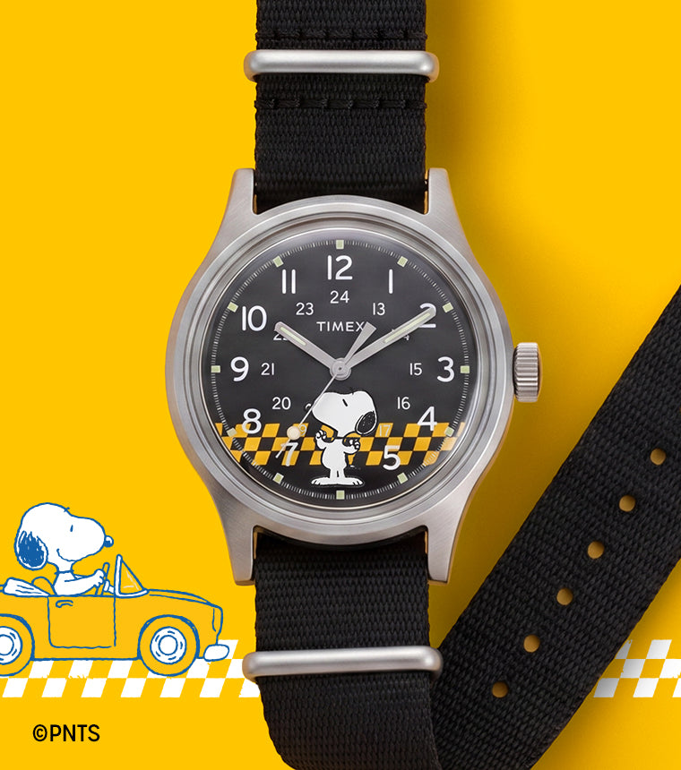 Peanuts® x Timex MK1® 36mm Fabric Strap Watch - TW2Y85400 | Timex EU