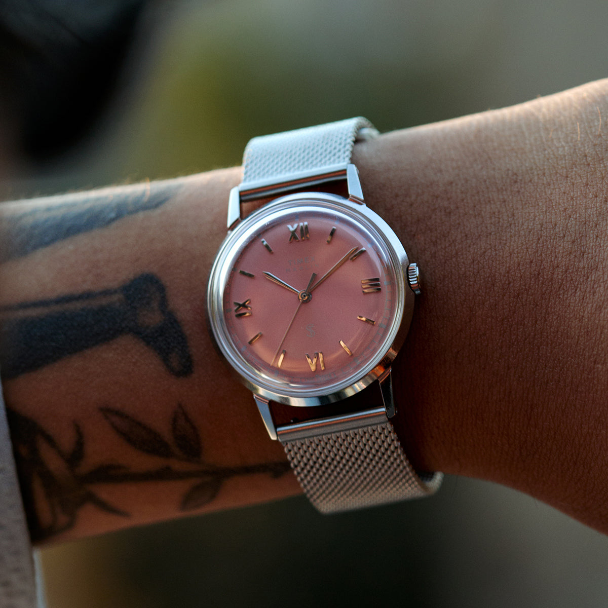 Todd Snyder x Timex Marlin® Mesh 34mm Stainless Steel Bracelet