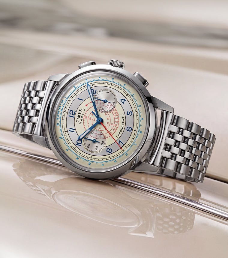 Marlin® Neo Classic Chronograph 40mm Stainless Steel Bracelet