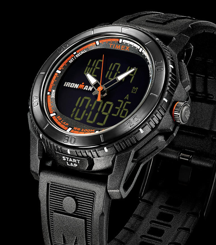 TIMEX® IRONMAN® Adrenaline Ana-digi PU Strap Watch