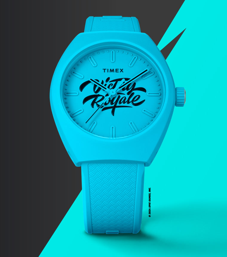 Timex Urban Pop x Fortnite® Blue Bio-TPU Strap Watch 