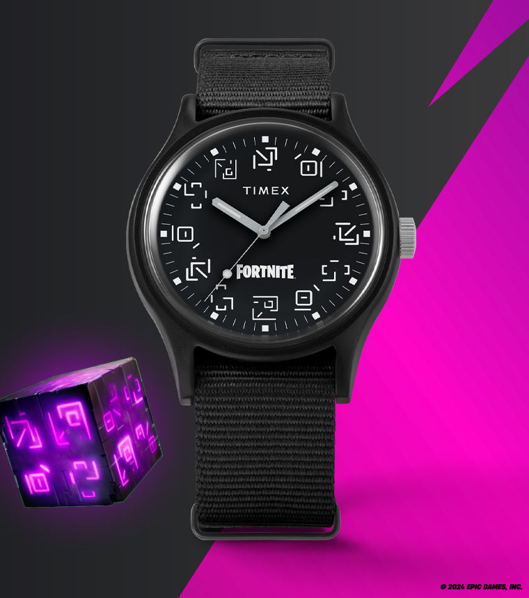 Timex MK1 x Fortnite® with Black Fabric Strap Watch