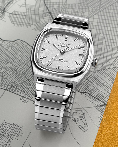 Pan Am® x Timex Fly-Back Chronograph 43mm Leather Strap Watch
