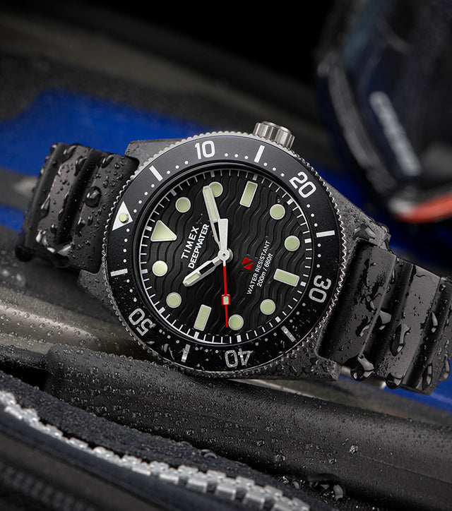 Deep Water Reef 200 Black Composite Black Strap