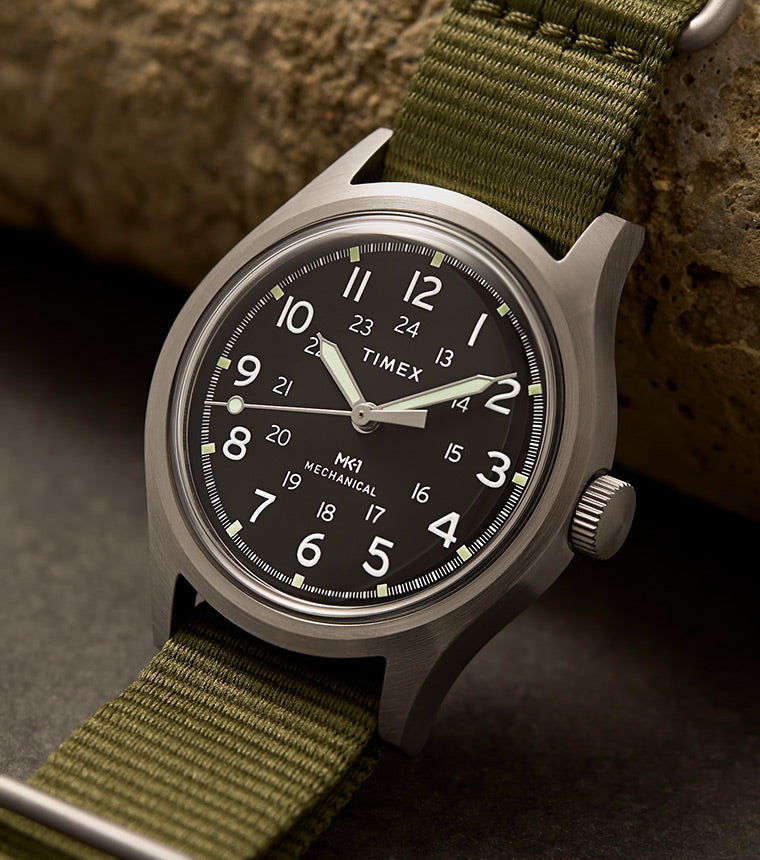MK1® Hand-Wound 36mm Fabric Strap Watch - TW2Y07900 | Timex EU MK1® Hand-Wound 36mm Fabric Strap Watch - TW2Y07900 | Timex EU