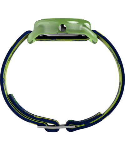 T72881 TIMEX TIME MACHINES® 29mm Green Gecko Elastic Fabric Kids Watch Profile Image