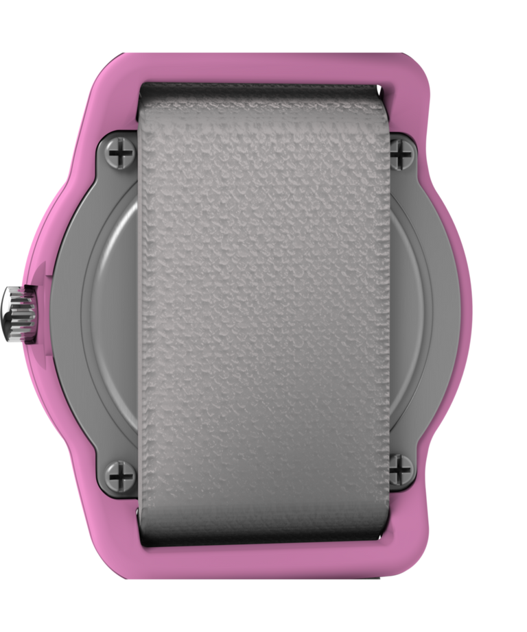 T7B151 TIMEX TIME MACHINES® 29mm Pink Ballerina Elastic Fabric Kids Watch Caseback Image