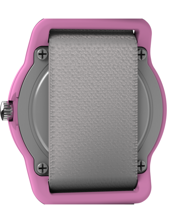 T7B151 TIMEX TIME MACHINES® 29mm Pink Ballerina Elastic Fabric Kids Watch Caseback Image