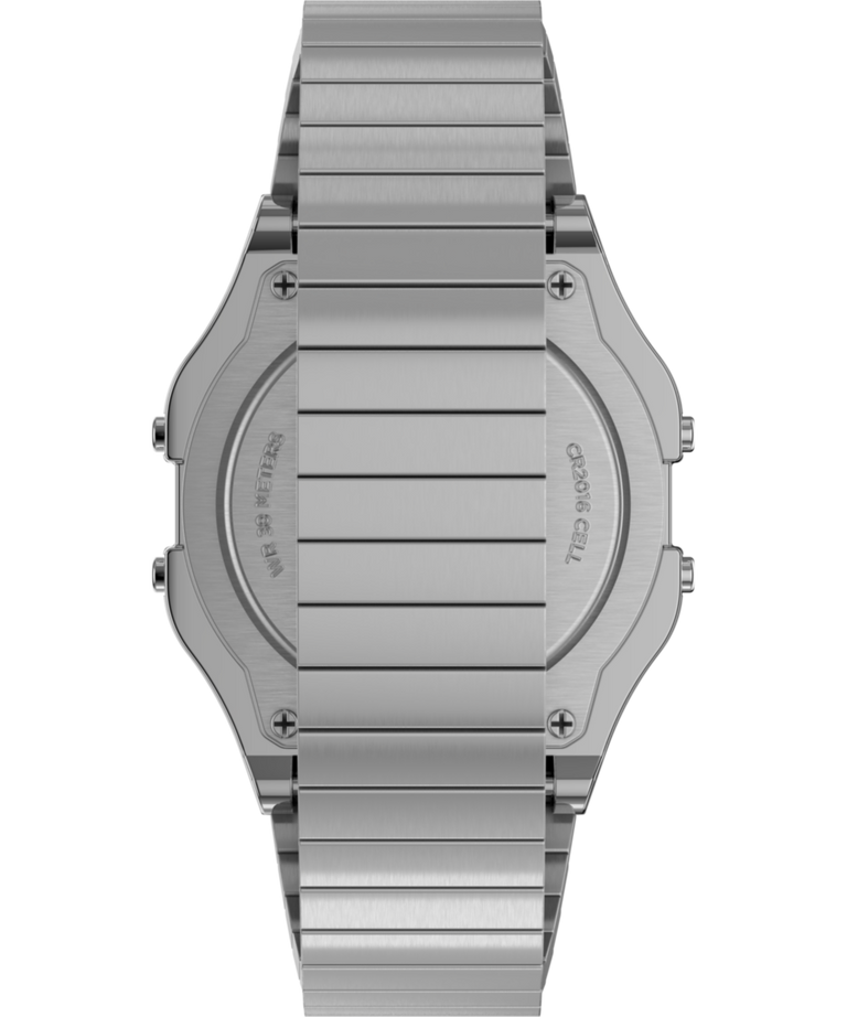 TW2R79100 Timex T80 34mm Stainless Steel Expansion Band Watch Strap Image