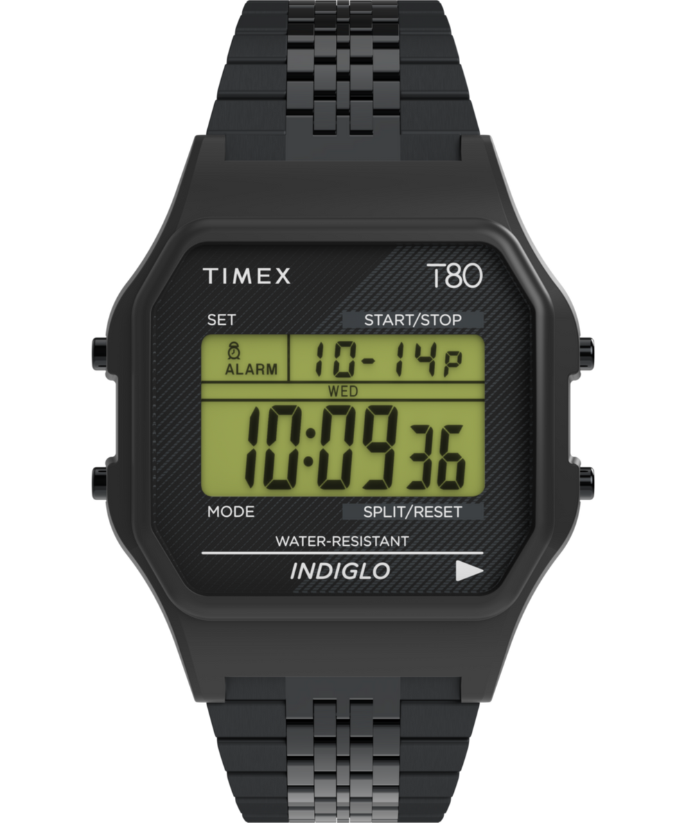 TW2R79400 Timex T80 34mm Stainless Steel Bracelet Watch Primary Image