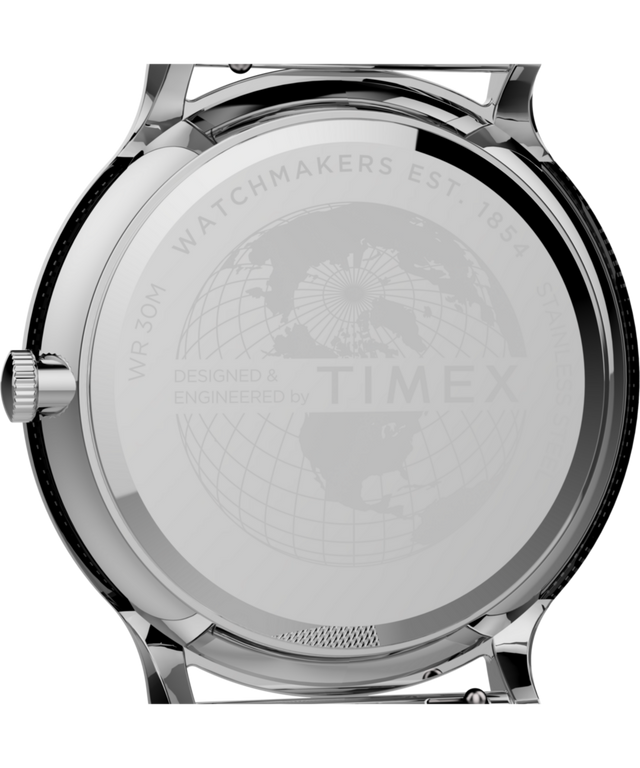 TW2T95400 Norway 40mm Stainless Steel Mesh Band Watch Caseback Image