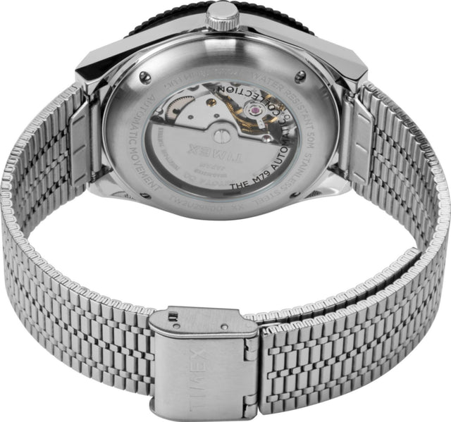 TW2U29500 M79 Automatic 40mm Stainless Steel Bracelet Watch Caseback Image