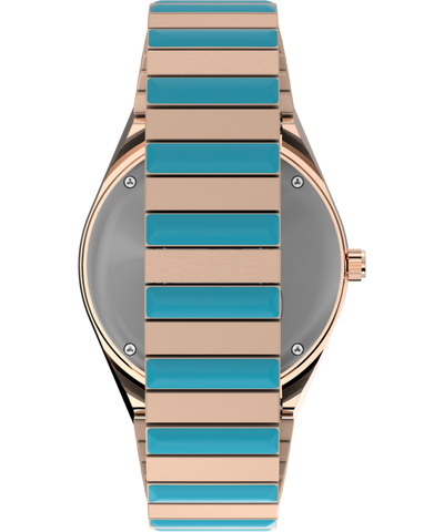 TW2U81500 Q Timex Malibu 36mm Stainless Steel Expansion Band Watch Strap Image