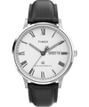 TW2U88400 Waterbury Classic Day/Date 40mm Leather Strap Watch Primary Image