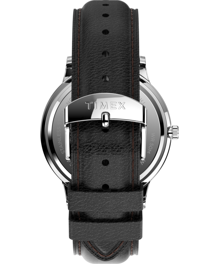 TW2U88400 Waterbury Classic Day/Date 40mm Leather Strap Watch Strap Image