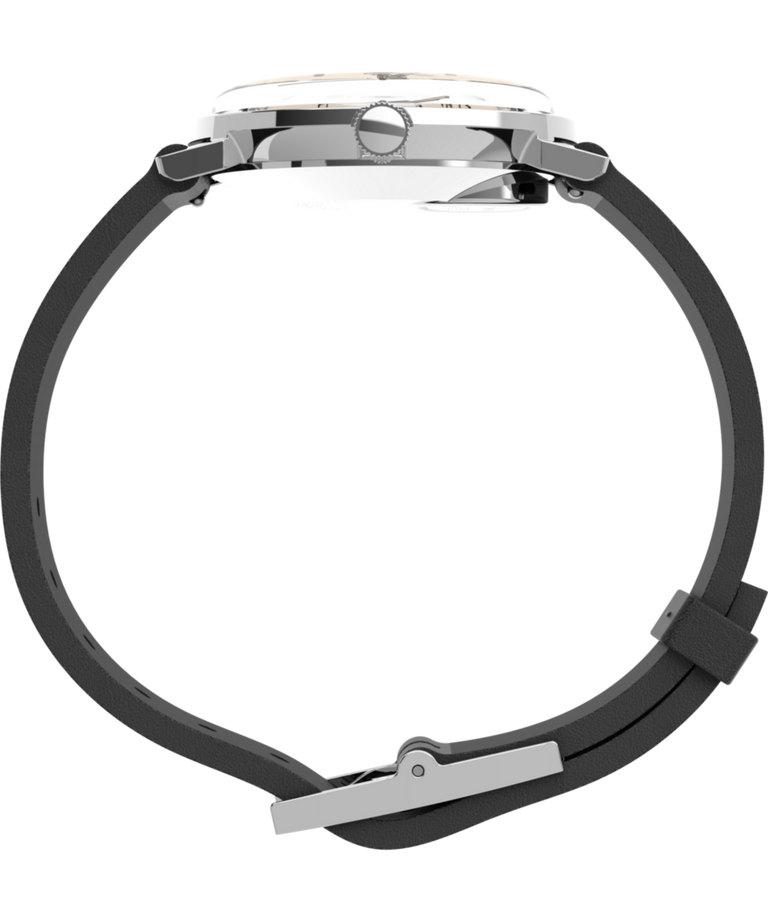 TW2U91200 Q Timex 1978 Reissue Date 35mm Leather Strap Watch Profile Image