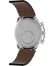 TW2V42800 Q Timex Chronograph 40mm Leather Strap Watch Caseback with Attachment Image