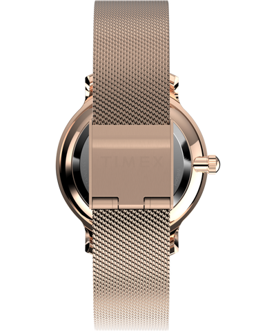 TW2V52800 Timex Transcend x BCRF 31mm Stainless Steel Bracelet Watch Strap Image