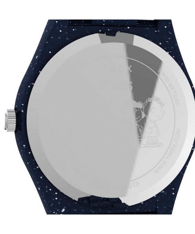 TW2V53300 Peanuts® x Timex Legacy Ocean 42mm Recycled Bracelet Watch Caseback Image