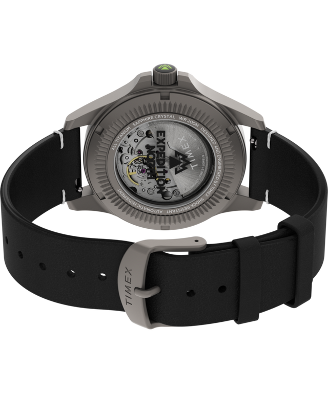 TW2V54000 Expedition® Field Post Titanium Automatic 41mm Eco-Friendly Leather Strap Watch Caseback with Attachment Image