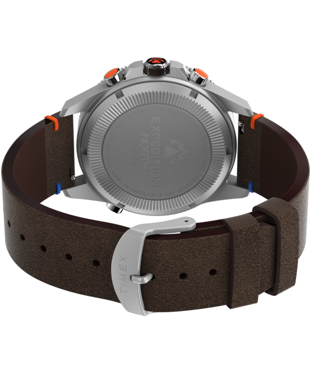 TW2V64400 Expedition Tide-Temp-Compass 43mm Eco-Friendly Leather Strap Watch Caseback with Attachment Image
