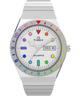 TW2V66000 Q Timex Rainbow 36mm Stainless Steel Expansion Band Watch Primary Image