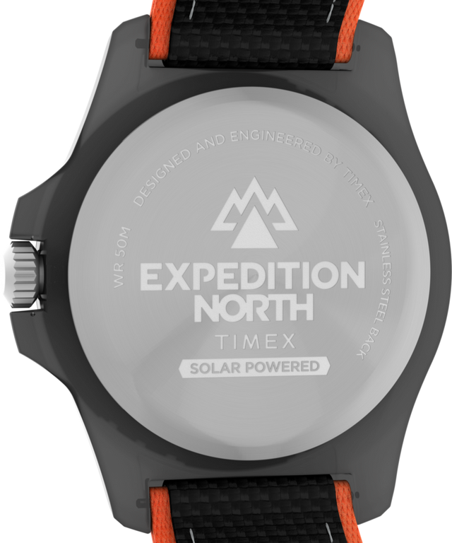 TW2V66100 Expedition Freedive Ocean #tide Fabric Strap Watch Caseback Image