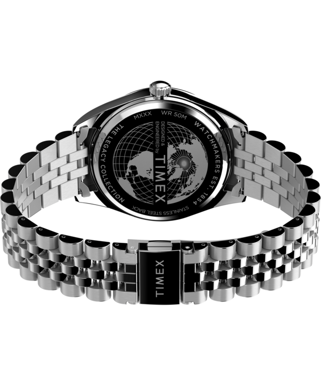 タイメックス レガシー デイデイト グレー 41mm　TW2V67900VK Timex Legacy Day and Date 41mm Stainless Steel Bracelet Watch