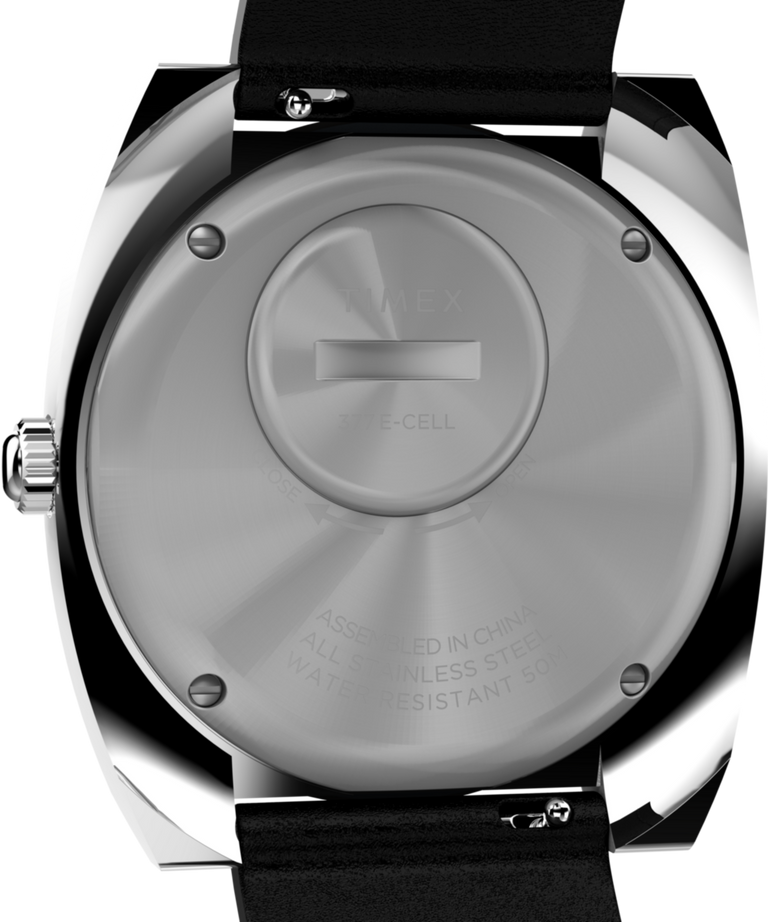 TW2V69500 World Time Reissue 39mm Leather Strap Watch Caseback Image