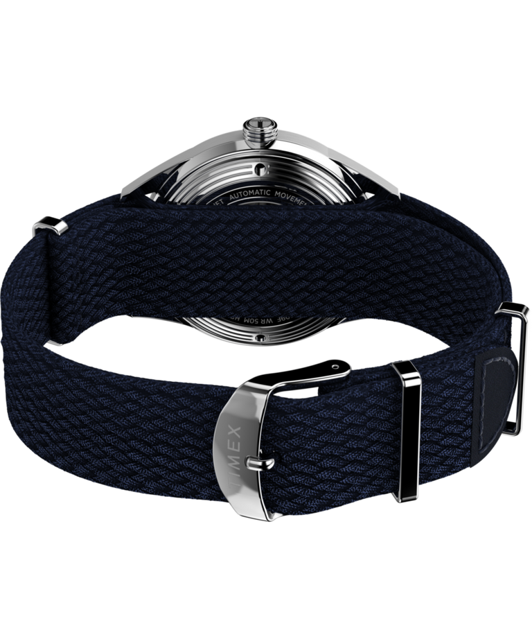 TW2V72300 Marlin® Jet Automatic 38mm Fabric Strap Watch Caseback with Attachment Image