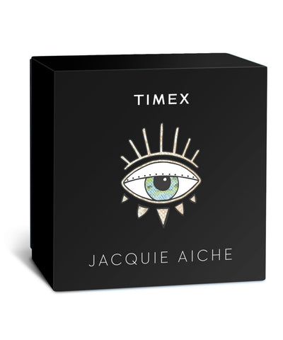 TW2V73100 Timex Legacy x Jacquie Aiche Gold Sunray Dial with Tribe Eye 36mm Watch Alternate Image 2