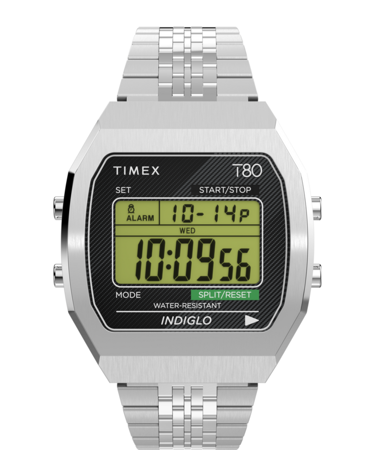 TW2V74200 Timex T80 Steel 36mm Stainless Steel Bracelet Watch Primary Image