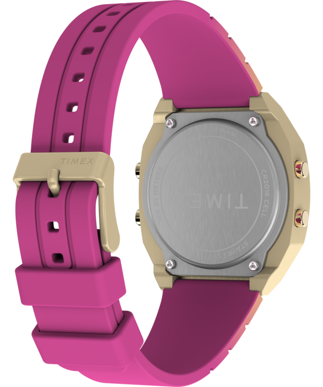 TW2V74400 Timex T80 Steel 36mm Resin Strap Watch Caseback with Attachment Image