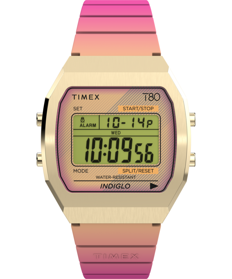 TW2V74400 Timex T80 Steel 36mm Resin Strap Watch Primary Image