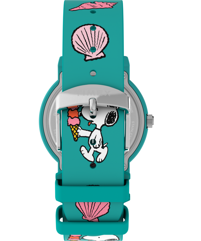 TW2V78500 Timex x Peanuts Just Beachy 36mm Silicone Strap Watch Strap Image