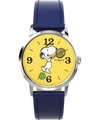 TW2V88400 Timex Marlin® Hand-Wound x Snoopy Tennis 34mm Leather Strap Watch Primary Image