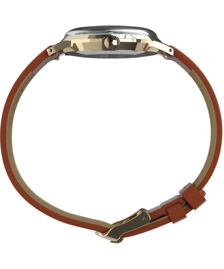 TW2V88800 Peanuts® x Timex Marlin® Hand-Wound Snoopy Tennis 34mm Leather Strap Watch Profile Image