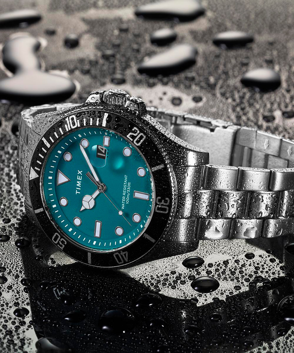 Vintage Timex Timex Automatic Diver Timex Automatic Date Dive Watch