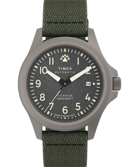 Expedition Titanium Automatic 41mm Recycled Fabric Strap Watch - TW2V95300  | Timex EU