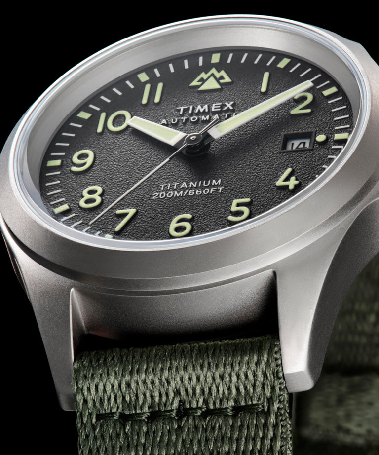 TW2V95300 Expedition Titanium Automatic 41mm Recycled Fabric Strap Watch Collab Additional Image