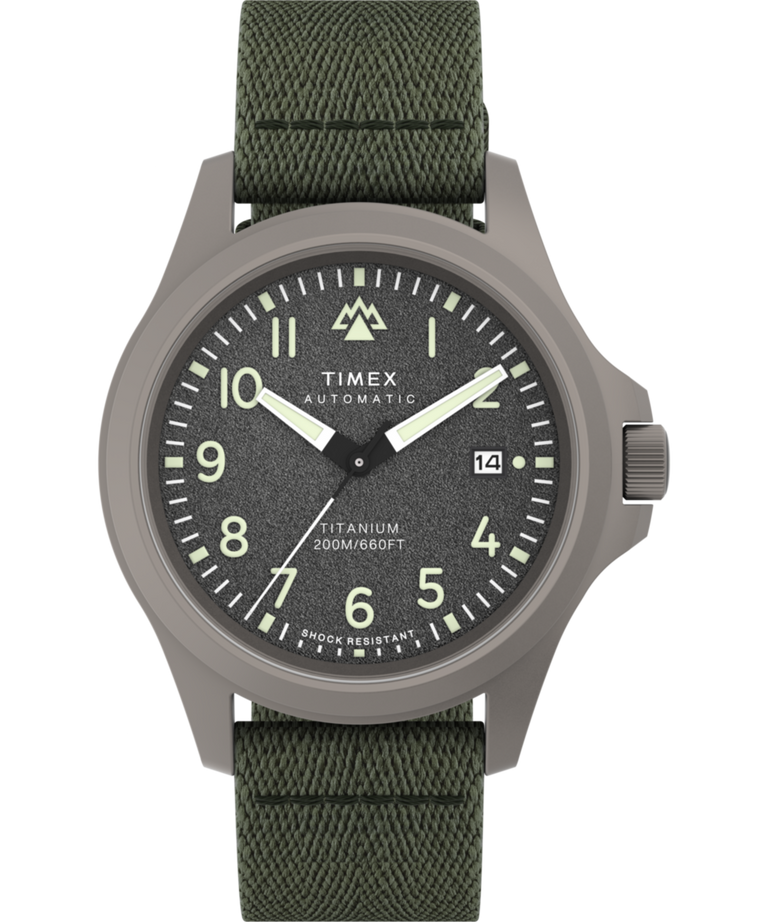 TW2V95300 Expedition® Field Post Titanium Automatic 41mm Recycled Fabric Strap Watch Primary Image