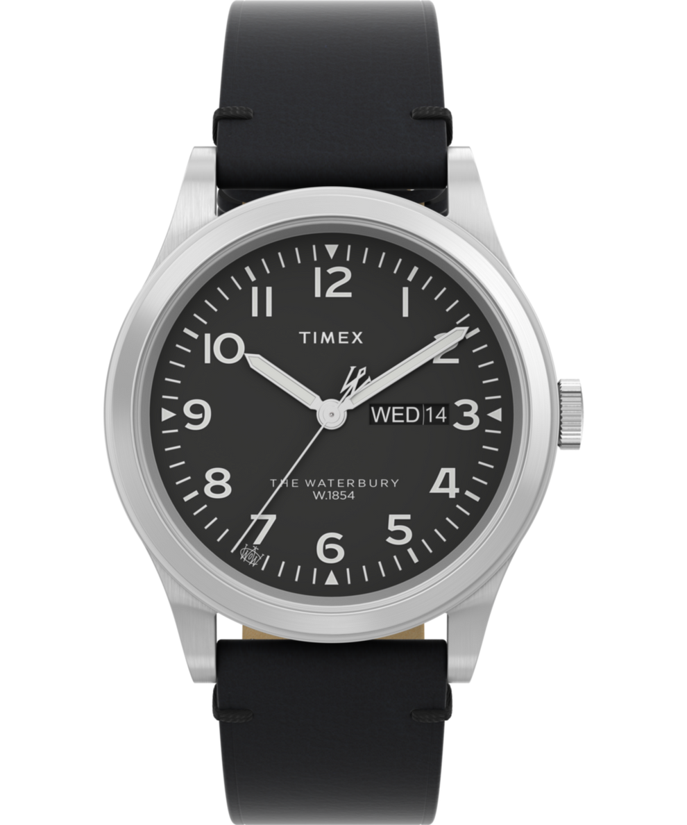 Timex watch 2025 leather band