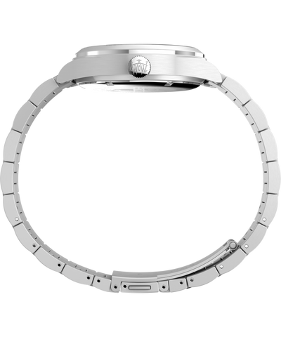 Waterbury Traditional Day Date 39mm Stainless Steel Bracelet Watch