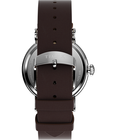 TW2W20300 Waterbury Standard Coin Edge 40mm Leather Strap Watch Strap Image