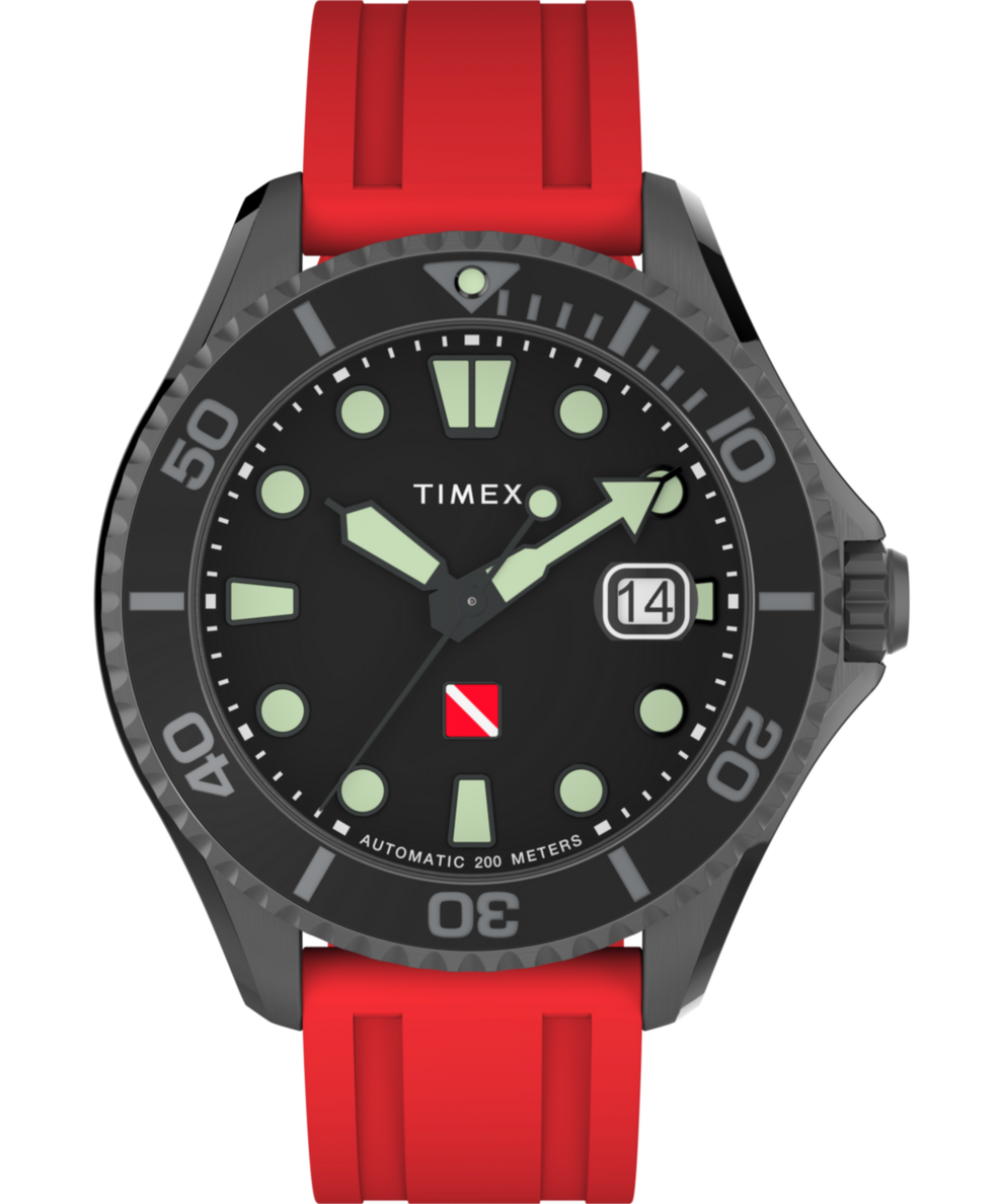 TW2W21000 Deepwater Tiburón Automatic 43mm Synthetic Rubber Strap Watch Primary Image